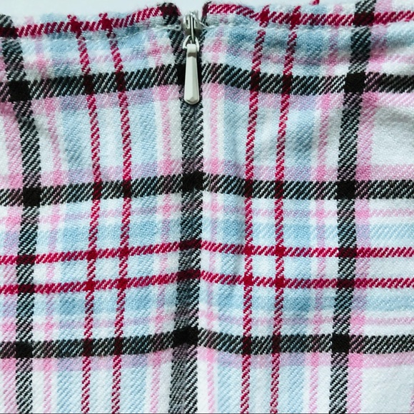 Gymboree ivory L/S Graphic T shirt and Plaid Jumper - Girls 5 - Picture 6 of 11